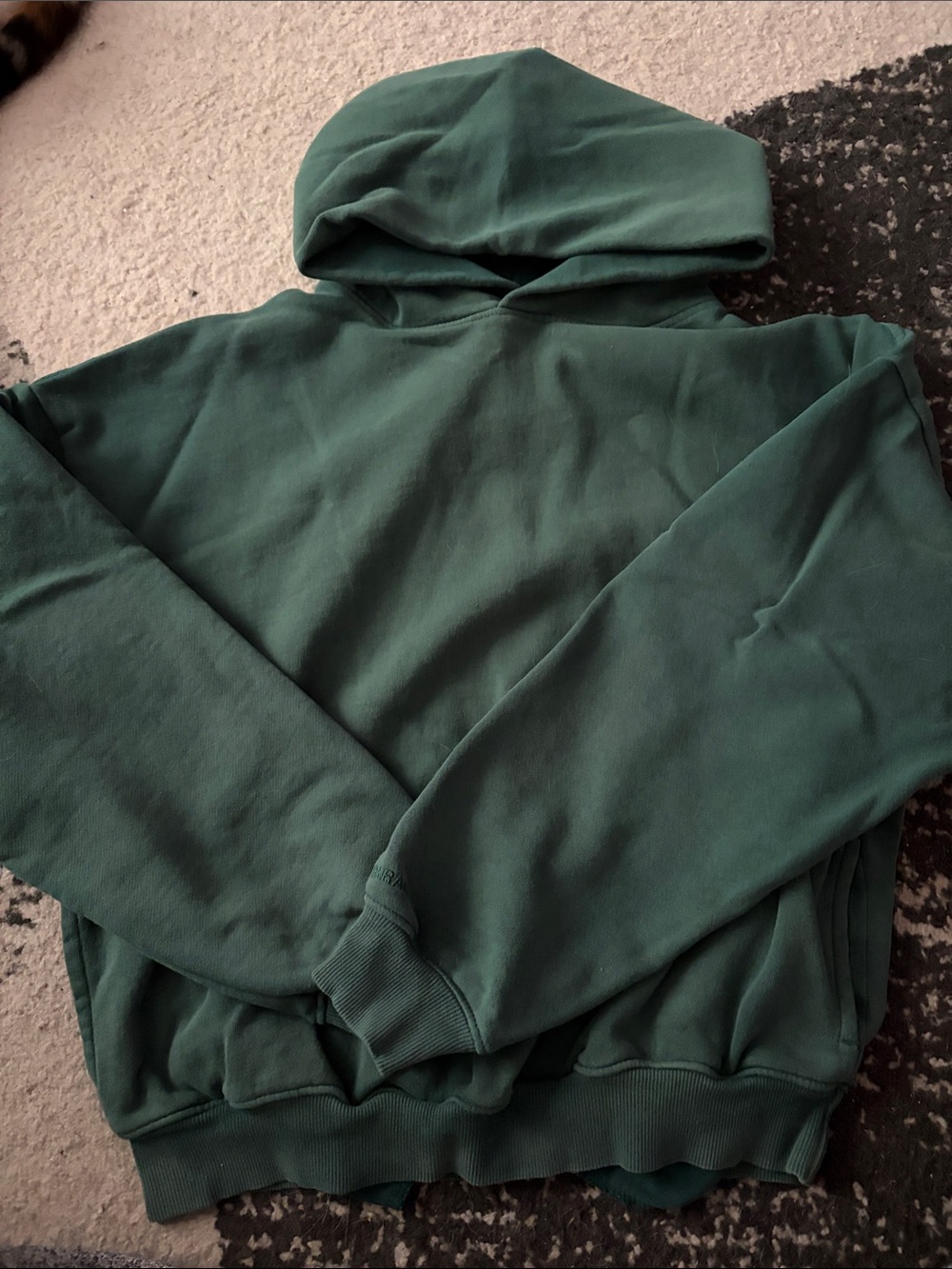 Garage Women's Forest Green Crewneck Hoodie Sweater